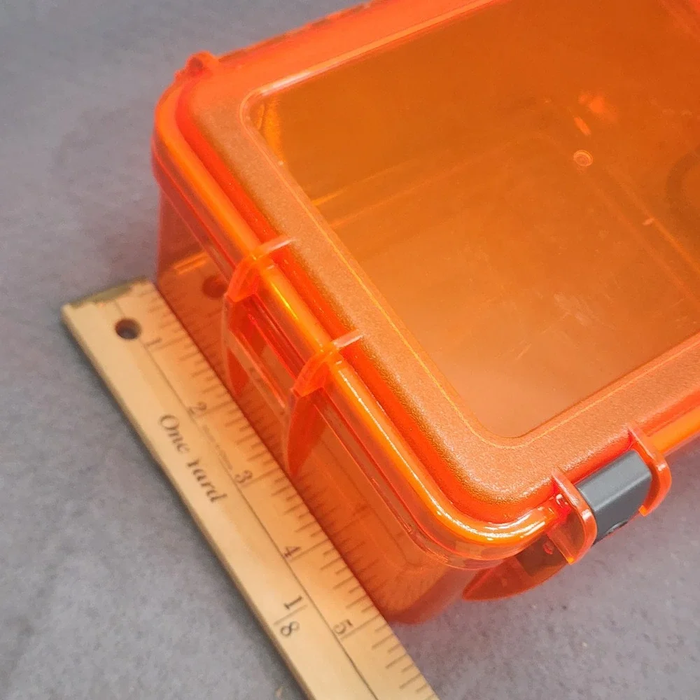 Outdoor Products Watertight Box Orange‎ Large 1.5L Dry Case Kayak Camping New